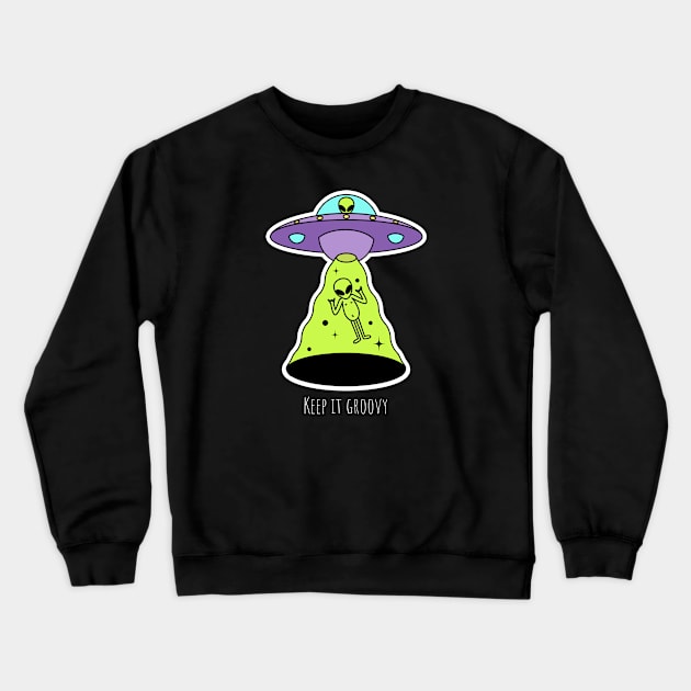 Keep It Groovy Crewneck Sweatshirt by A Reel Keeper